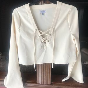 Tobi | crop long sleeve shirt